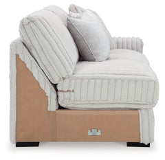 Stupendous Alloy 3-Piece Sectional and Ottoman - Ornate Home