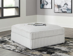 Stupendous Alloy 3-Piece Sectional and Ottoman - Ornate Home