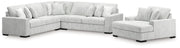 Stupendous Alloy 3-Piece Sectional and Oversized Chaise (Online Special Price) - Ornate Home