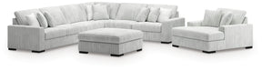 Stupendous Alloy 4-Piece Sectional, Oversized Chaise and Ottoman - Ornate Home