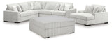 Stupendous Alloy 4-Piece Sectionals and Ottoman (Online Special Price) - Ornate Home