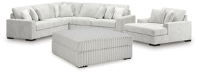 Stupendous Alloy 4-Piece Sectionals and Ottoman (Online Special Price) - Ornate Home