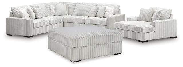Stupendous Alloy 4-Piece Sectionals and Ottoman (Online Special Price) - Ornate Home