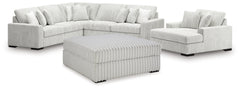 Stupendous Alloy 4-Piece Sectionals and Ottoman - Ornate Home