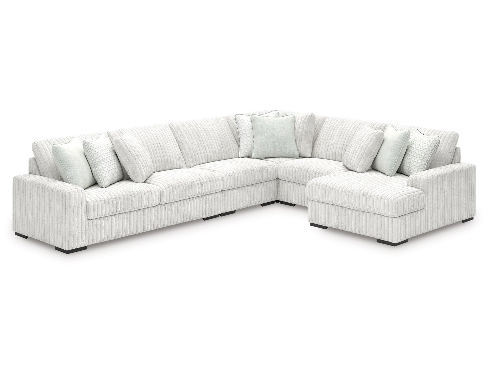 Stupendous Alloy 5-Piece RAF Sectional with Chaise (Online Special Price) - Ornate Home