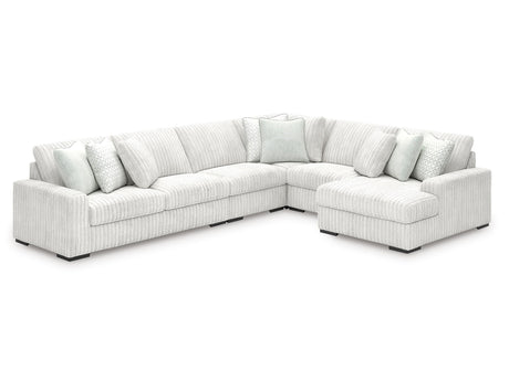 Stupendous Alloy 5-Piece RAF Sectional with Chaise - Ornate Home