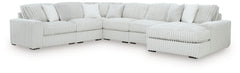 Stupendous Alloy 6-Piece Sectional with LAF Chaise - Ornate Home