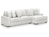 Stupendous Alloy Corduroy 2-Piece RAF Chaise Sectional - Ornate Home