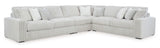 Stupendous Alloy Corduroy Symmetrical Sectional Living Room Set / 4pc (Online Special Price) - Ornate Home
