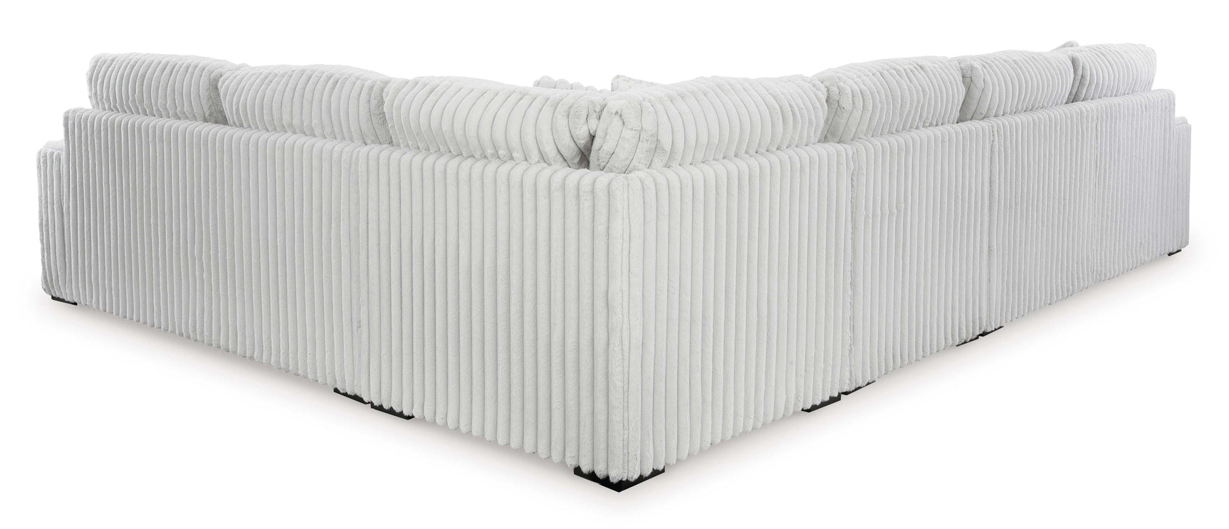 Stupendous Alloy Corduroy Symmetrical Sectional Living Room Set / 4pc (Online Special Price) - Ornate Home