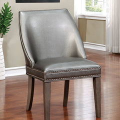 Sturgis Dark Gray Arm Chair (Set of 2) - Ornate Home