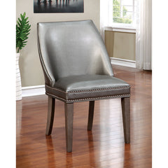 Sturgis Dark Gray Arm Chair (Set of 2) - Ornate Home