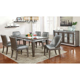 Sturgis Dark Gray Arm Chair (Set of 2) - Ornate Home
