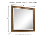 Sturlayne Brown Bedroom Mirror (Online Special Price) - Ornate Home