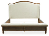 Sturlayne Brown California King Upholstered Panel Bed (Online Special Price) - Ornate Home