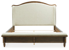 Sturlayne Brown California King Upholstered Panel Bed - Ornate Home