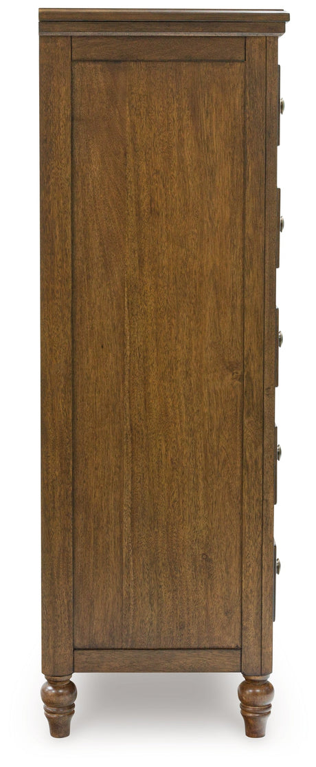 Sturlayne Brown Chest of Drawers - Ornate Home