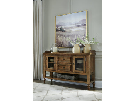 Sturlayne Brown Dining Server - Ornate Home