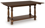 Sturlayne Brown Flip Top Sofa Table (Online Special Price) - Ornate Home