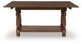 Sturlayne Brown Flip Top Sofa Table (Online Special Price) - Ornate Home