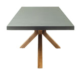 Suan Gray Rectangular Dining Table - Ornate Home