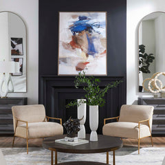 Subtle Nuances Multicolor Framed Abstract Art - Ornate Home