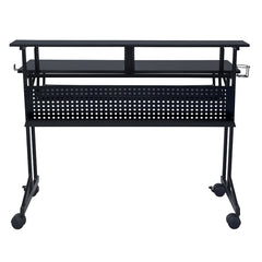 Suitor Black Computer Desk - Ornate Home