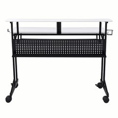 Suitor White & Black Computer Desk - Ornate Home
