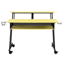 Suitor Yellow & Black Computer Desk - Ornate Home