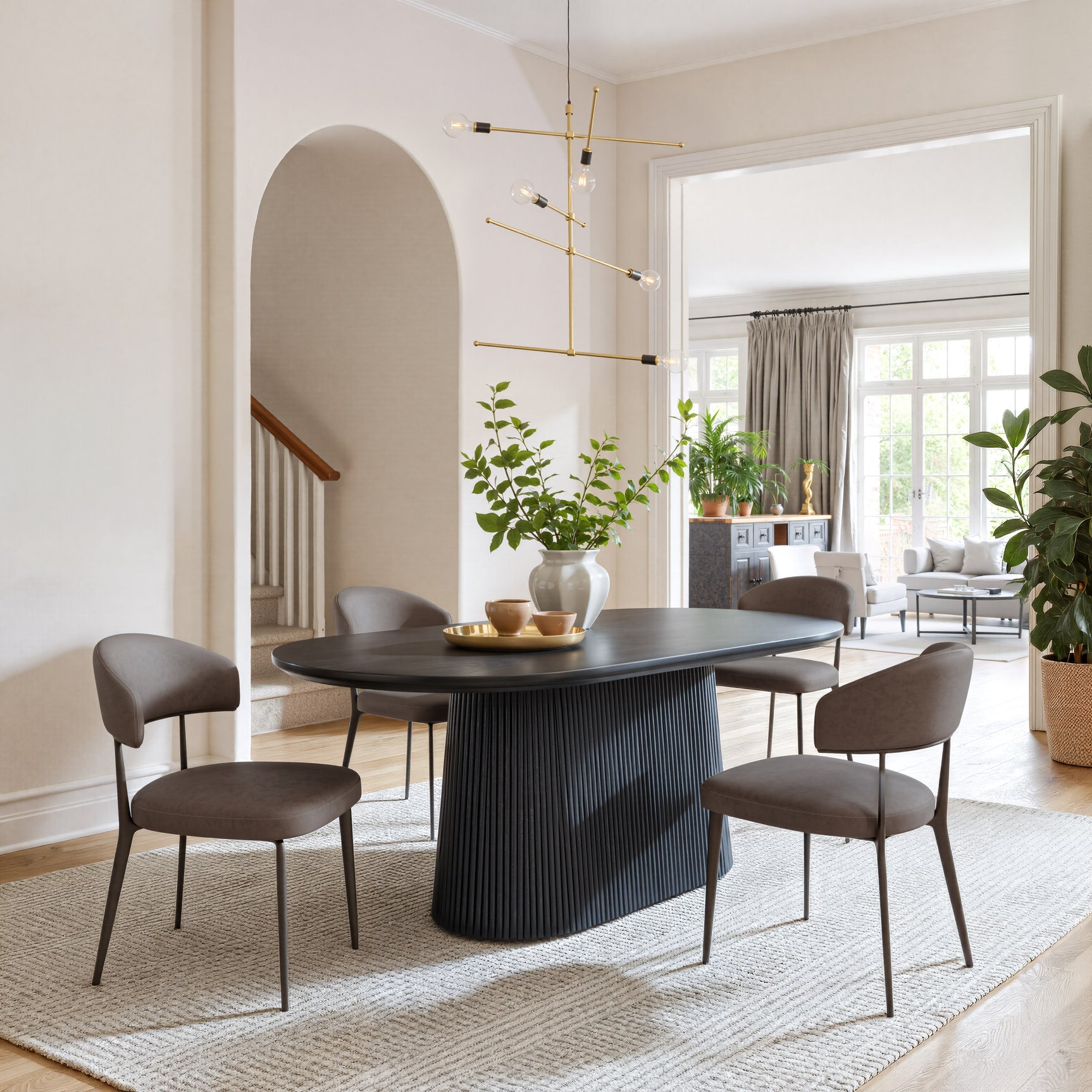 Sulco Black Dining Table