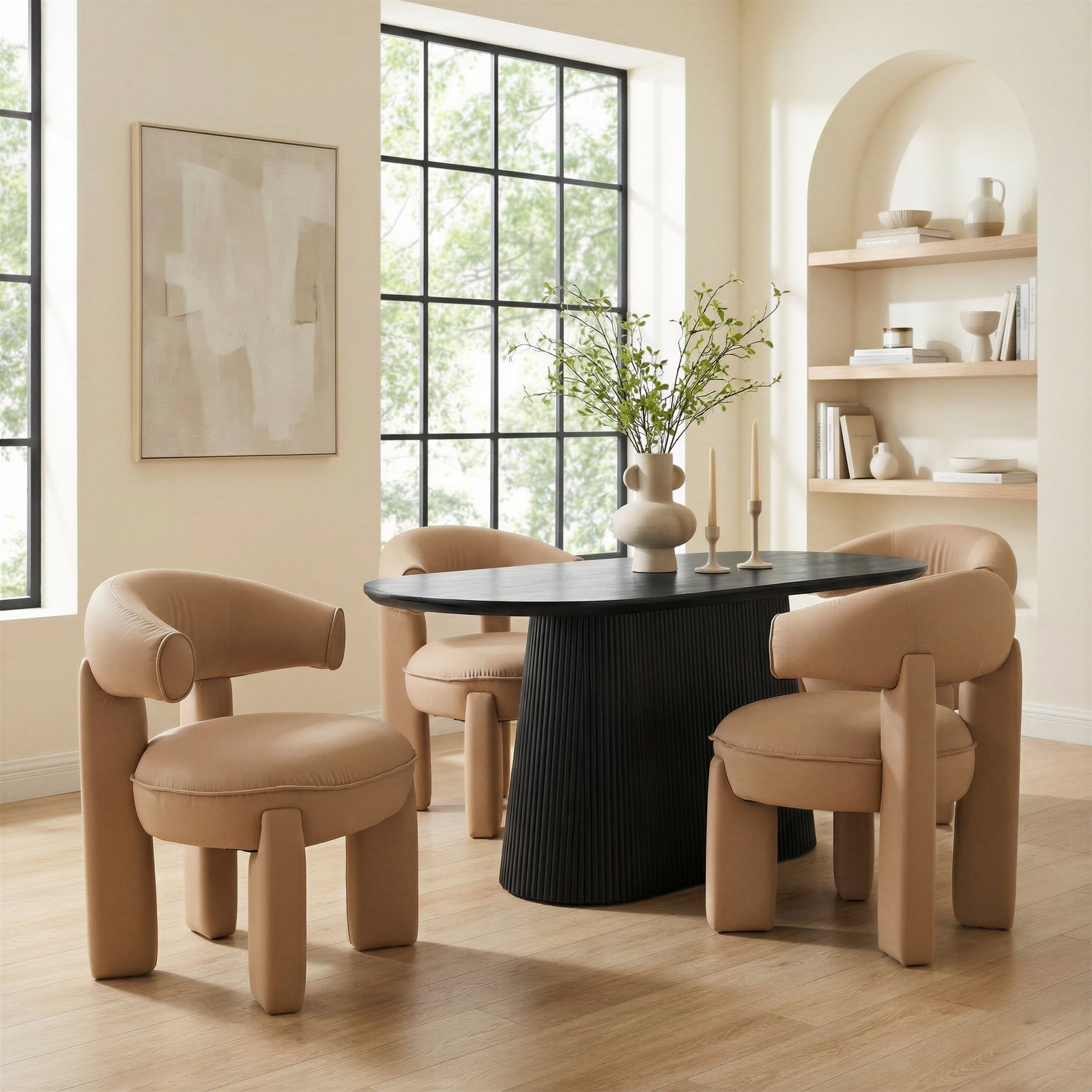 Sulco Black Dining Table