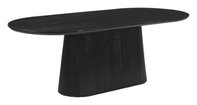 Sulco Black Dining Table - Ornate Home