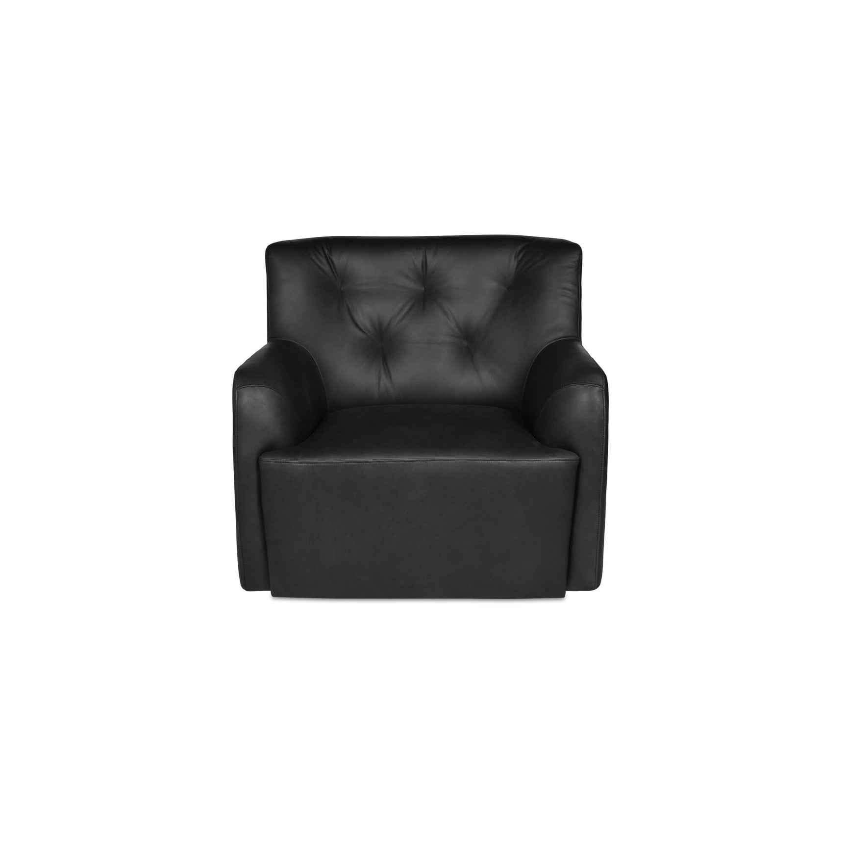 Sullivan Black Swivel Chair - Ornate Home