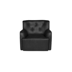 Sullivan Black Swivel Chair - Ornate Home