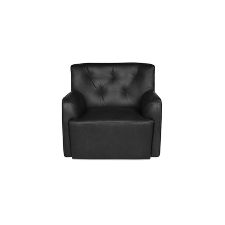 Sullivan Black Swivel Chair - Ornate Home