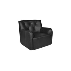 Sullivan Black Swivel Chair - Ornate Home