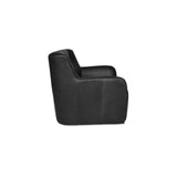 Sullivan Black Swivel Chair - Ornate Home