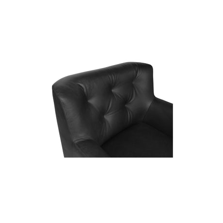 Sullivan Black Swivel Chair - Ornate Home