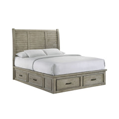 Sullivan Drift Grey 3-Piece Queen Storage Bedroom Set