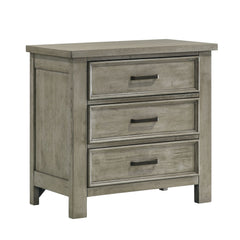 Sullivan Drift Grey 4-Piece Queen Storage Bedroom Set with 2 Nightstands & Dresser