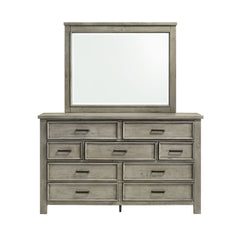 Sullivan Drift Grey Dresser & Mirror Set - Ornate Home