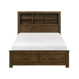 Sullivan Oak Queen Platform Bed - Ornate Home