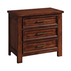 Sullivan Rich Cherry 3-Piece Queen Storage Bedroom Set - Ornate Home
