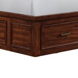 Sullivan Rich Cherry 3-Piece Queen Storage Bedroom Set - Ornate Home