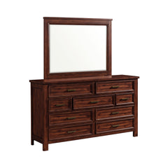 Sullivan Rich Cherry 5-Piece King Storage Bedroom Set - Ornate Home