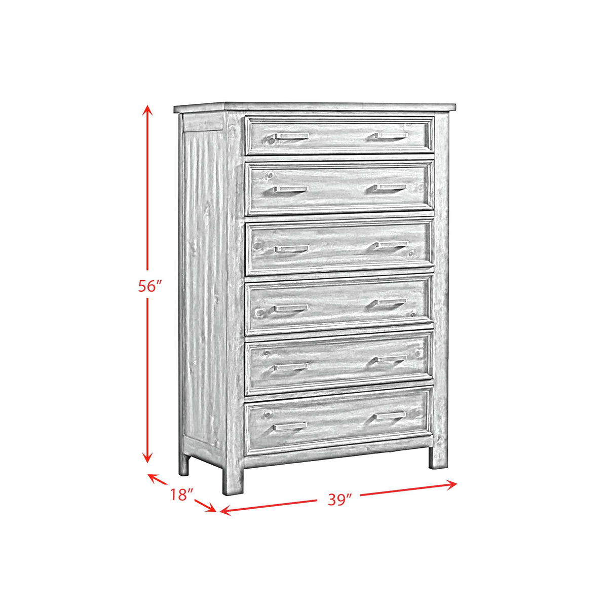 Sullivan Rich Cherry 5-Piece Queen Storage Bedroom Set with 2 Nightstands, Dresser & Chest - Ornate Home
