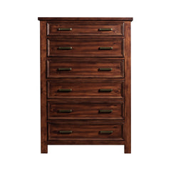 Sullivan Rich Cherry 6-Drawer Chest - Ornate Home