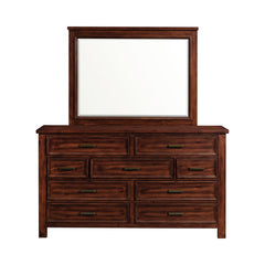 Sullivan Rich Cherry Dresser & Mirror Set - Ornate Home