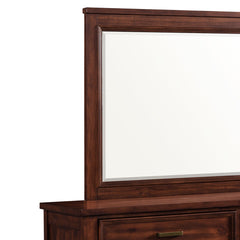 Sullivan Rich Cherry Dresser & Mirror Set - Ornate Home
