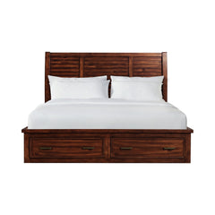 Sullivan Rich Cherry King Storage Bed - Ornate Home